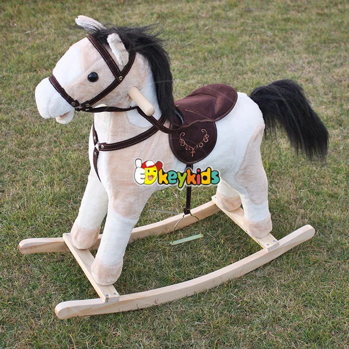 2017 wholesale baby wooden riding horse toy,funny kids wooden riding horse toy,fashion children wooden riding horse toy W16D068