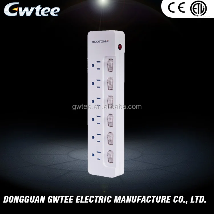 RA-6207 Наиболее востребованные продукты CE ROHS Сертификаты 125 В power surge protector