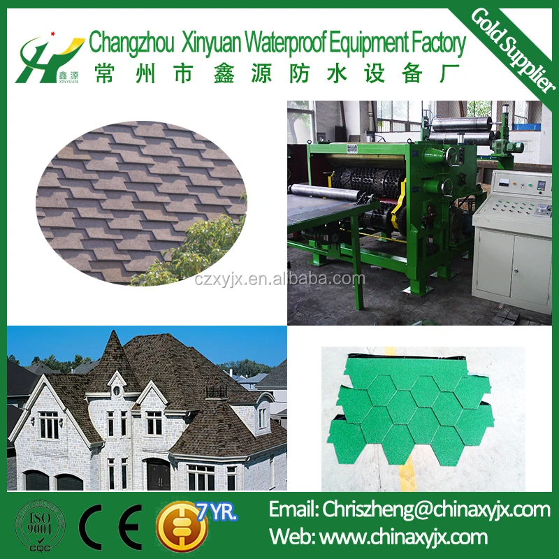 Waterproof Membrane Asphalt Shingle Making Machinery