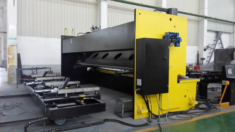 12 x 6000mm cnc metal sheet guillotine hydraulic shearing machine