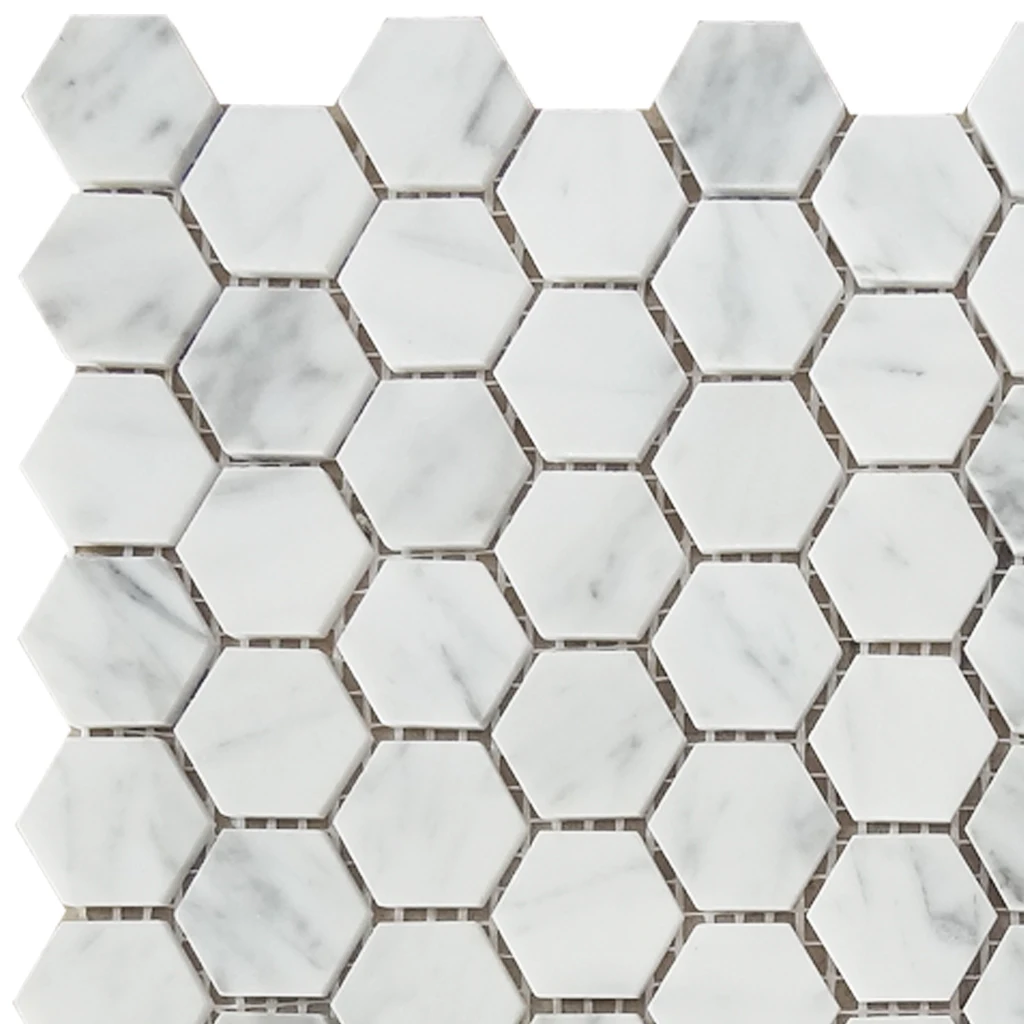 bianco carrara white stone mosaic on sale natural marble tile flooring tile interior background