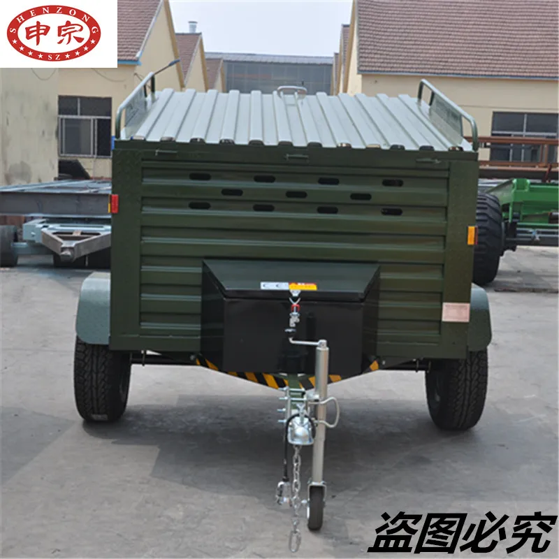 Galvanized Small Car Transporter Dolly Carrier Box Trailer