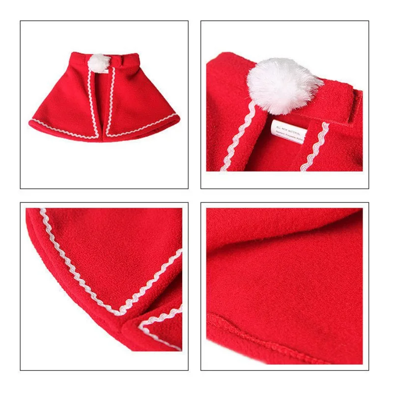 Costumes Pet Cat Cloaks Mantle Small Christmas Cosplay Cat Coat