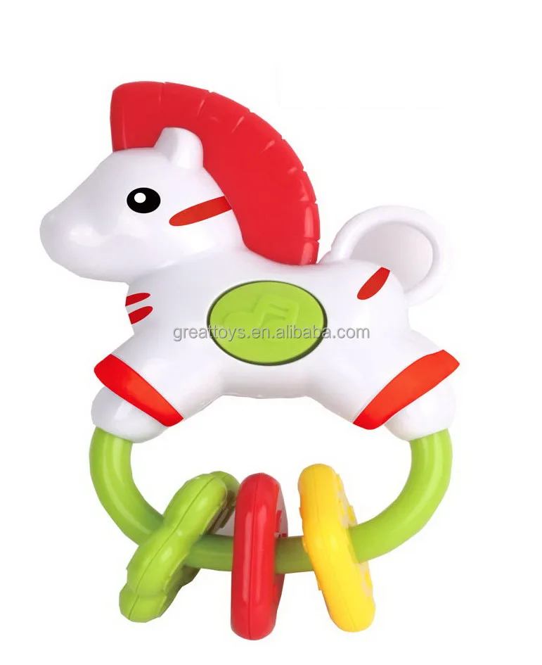 horse shaped baby rattle