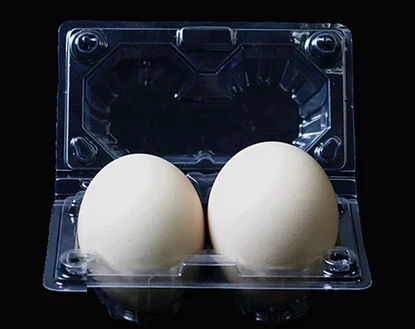 PVC Clear plastic egg tray and Blister Process Type egg cartons for sale