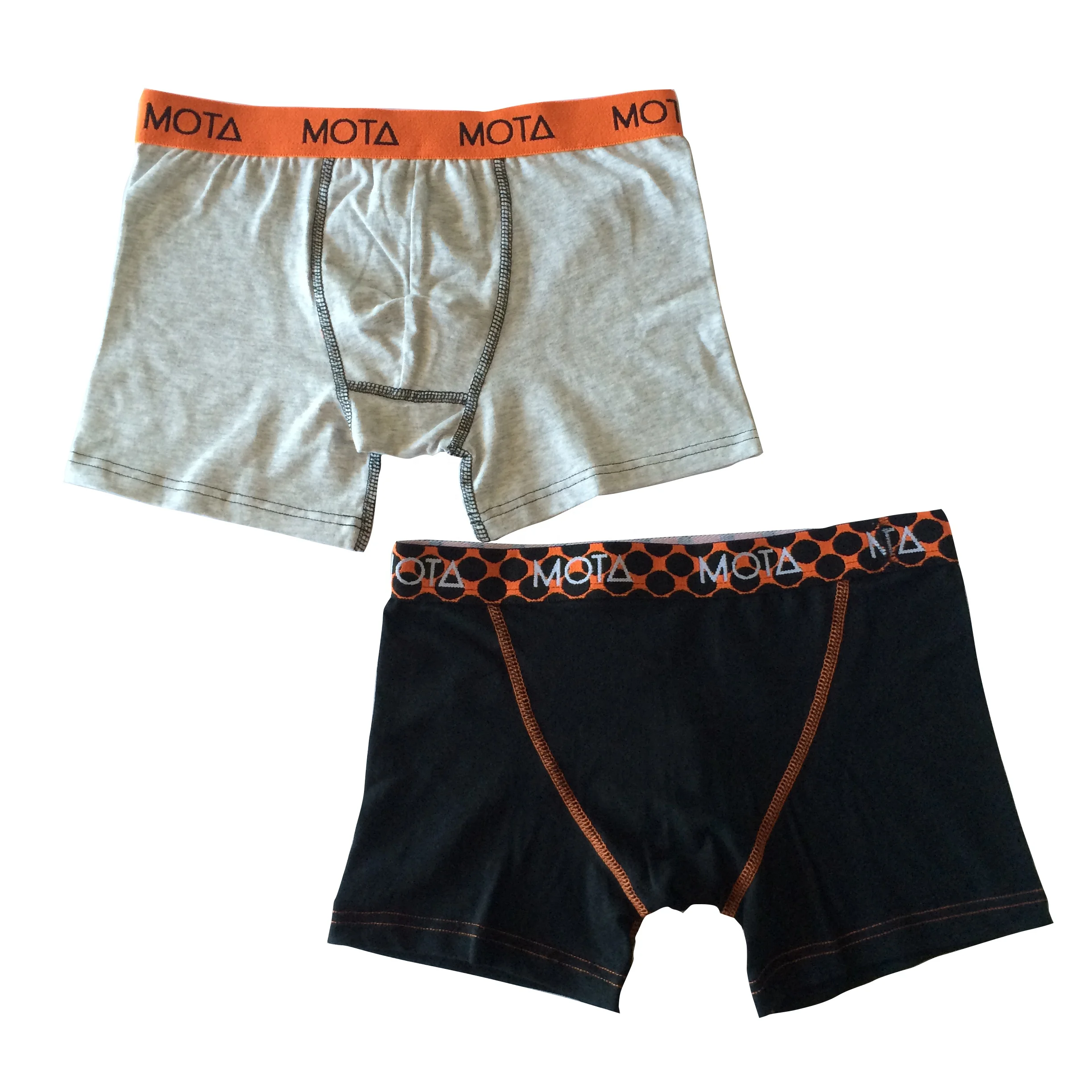 Two pack Boys Cotton Boxer Briefs Shorts and Blank Boys Underwear Boys Shorts Pants
