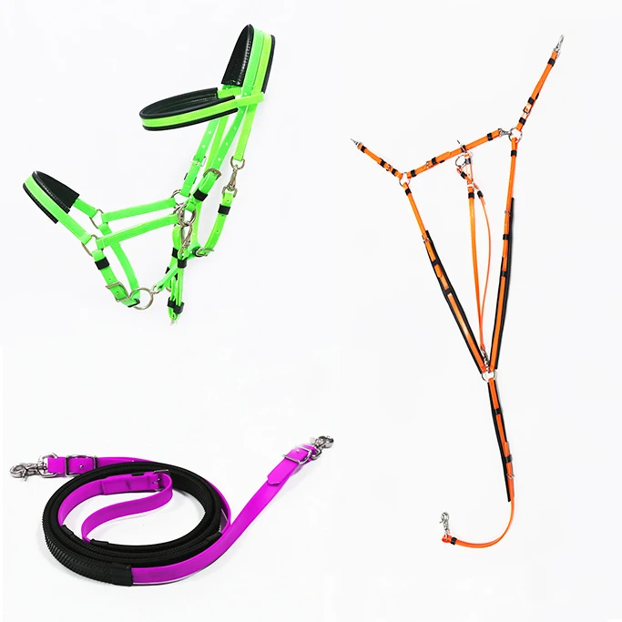 China Made Horse Equipment pvc endurance horse bridles set Bridle