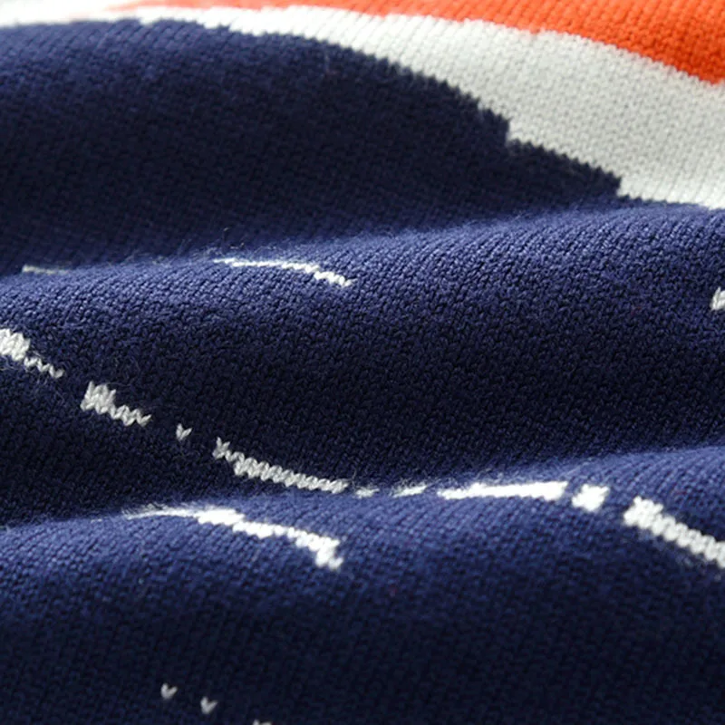 
Autumn children graffiti cartoon kids ugly baby boy sweater knitting machine designs 