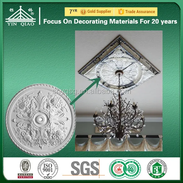 Plaster molds for crafts beauty 3d ceiling gypsum panels