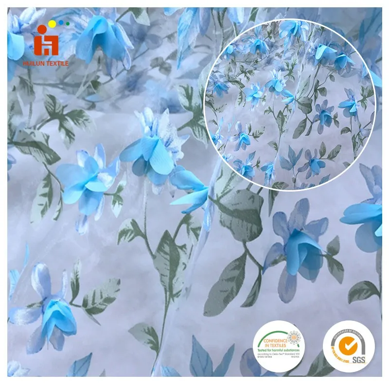 Wholesale Dubai Lace Embroidery Saree 3D Embroidery Wedding Lace Fabric