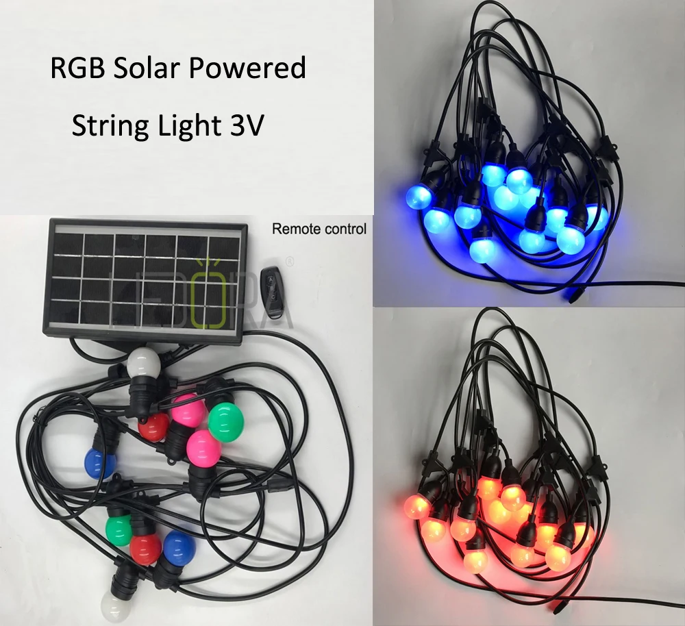 СВЕТОДИОДНАЯ Гирлянда Ledora новый продукт наружная гирлянда RGB на солнечных батареях светодиодная Рождественская
