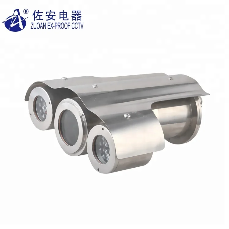 
ip68 zuoan stainless explosion proof camera ir housing 