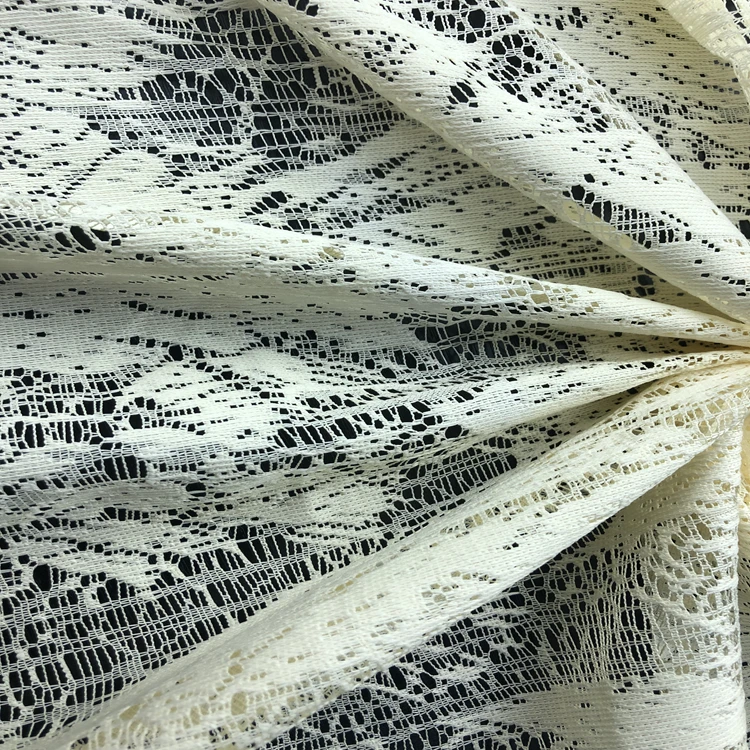 wholesale High Quality Polyester korea lace  curtain fabric