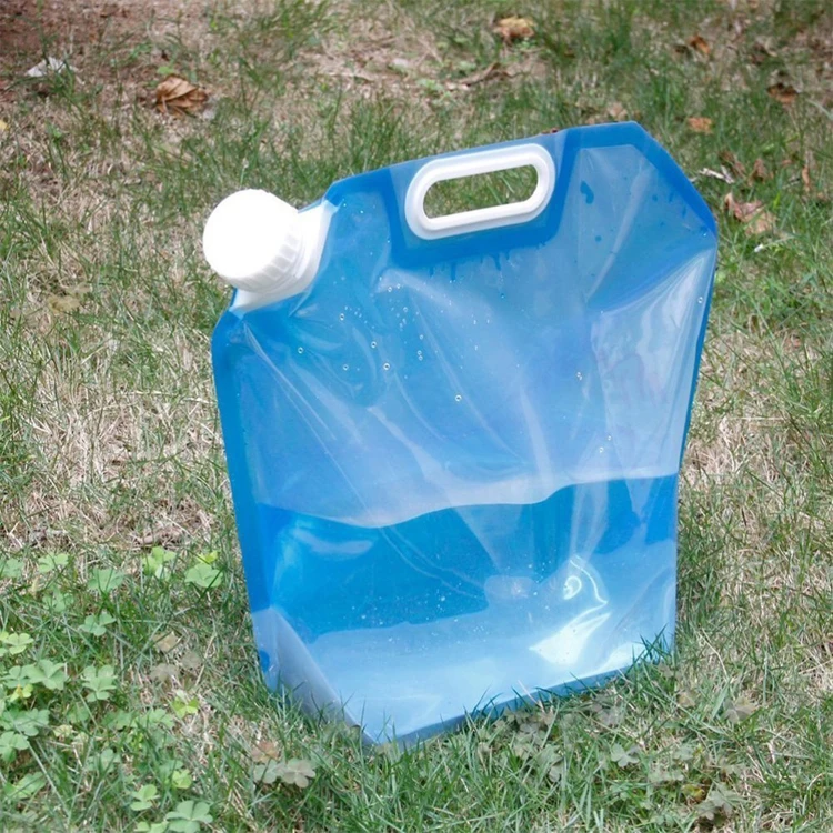 10 Liter Premium Collapsible No-Leak Freezable Foldable Water Container Bag