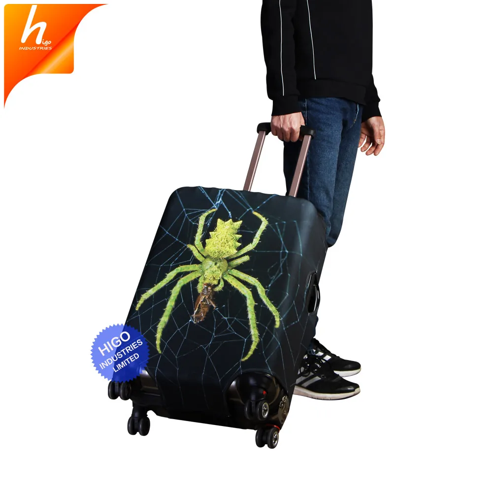 Travel Accessories Spandex Protector Baggage Custom Printing Suitcase Cover Luggage Cover