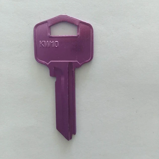 
Competitive Price Colorful Aluminum Titanium Key Blank Door Key Blank For Lock 