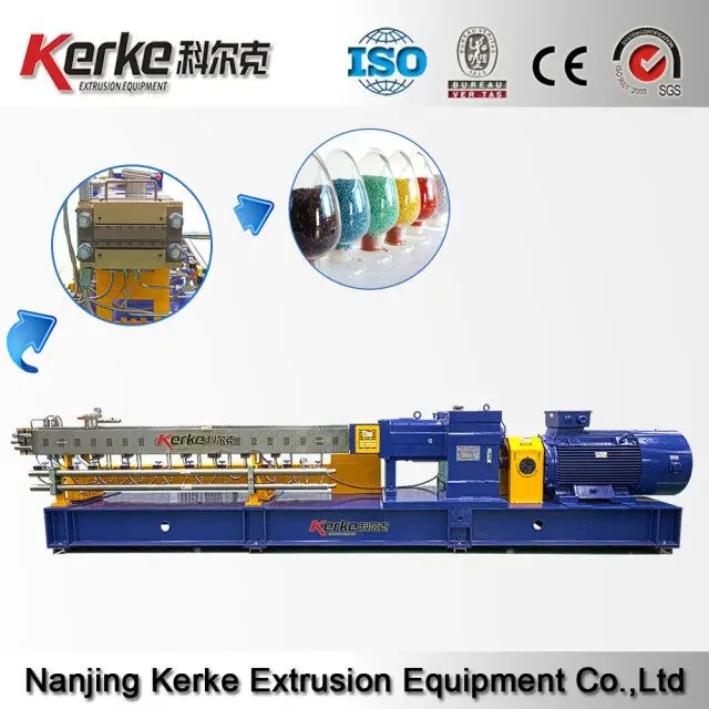 Двухшнековые экструдера цвет masterbatch изготовления пластиковых гранулятор