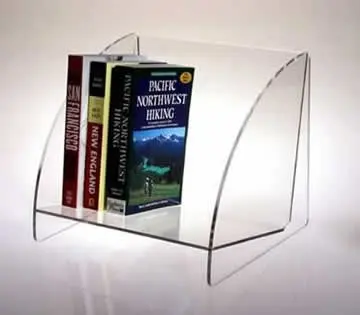 Acrylic Clear File Storage Holder Acrylic Tiers Magazine Rack