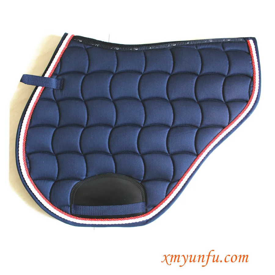 Custom Soft and Durable Polycotton English Half Saddle Pad