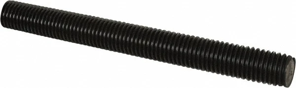 Heavy Duty Black Oxide/zinc Plated Carbon Steel Threaded Solid Rod bar