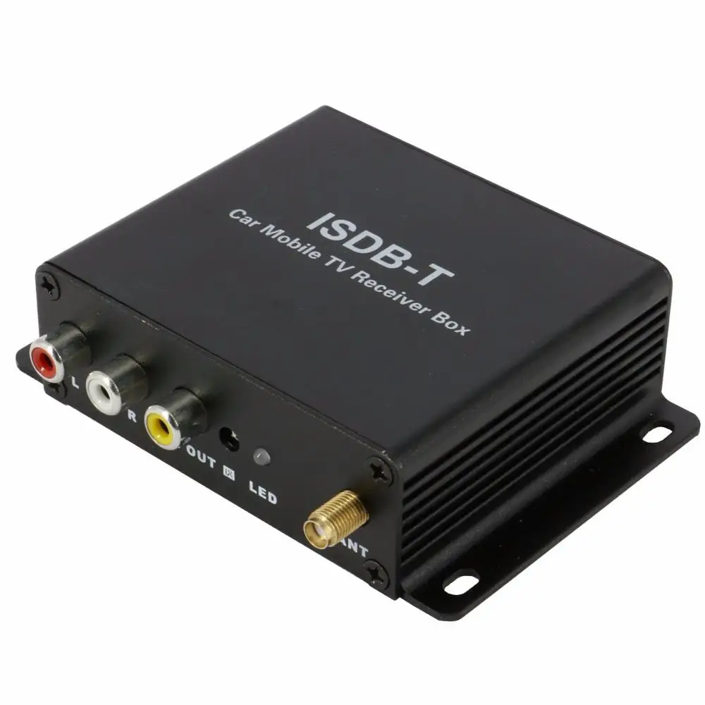 Mobile Car ISDB-T  Digital TV Receiver Box One Seg With One antenna For Brazil Peru Argentina Chile South America
