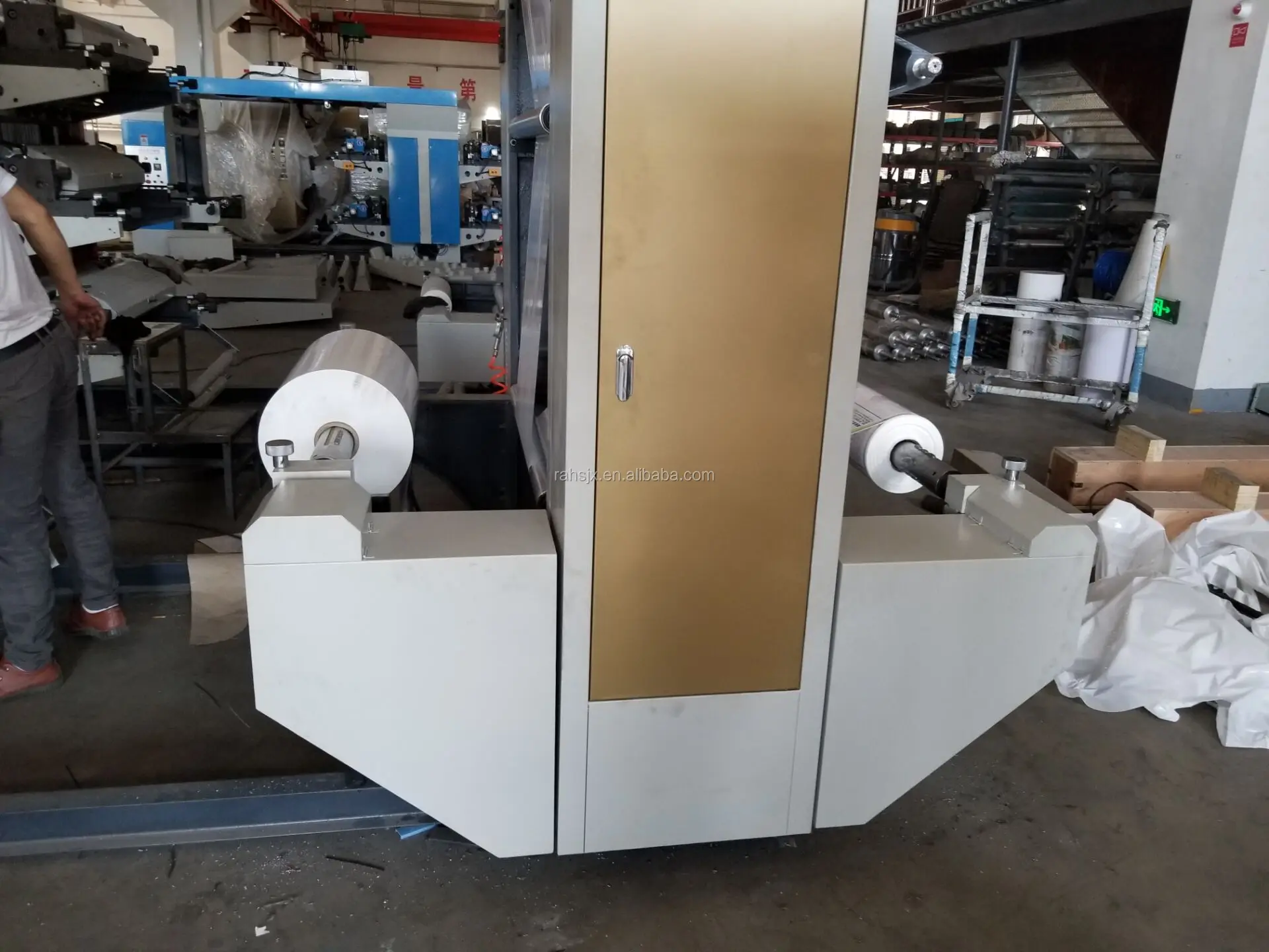 YT-4800  middle speed  plastic roll 4 colors flexo printing machine