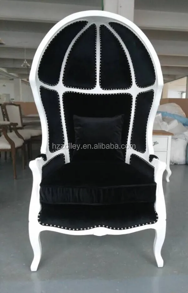 Hotel Canopy half dome chairs balcony leisure chair with egg shape