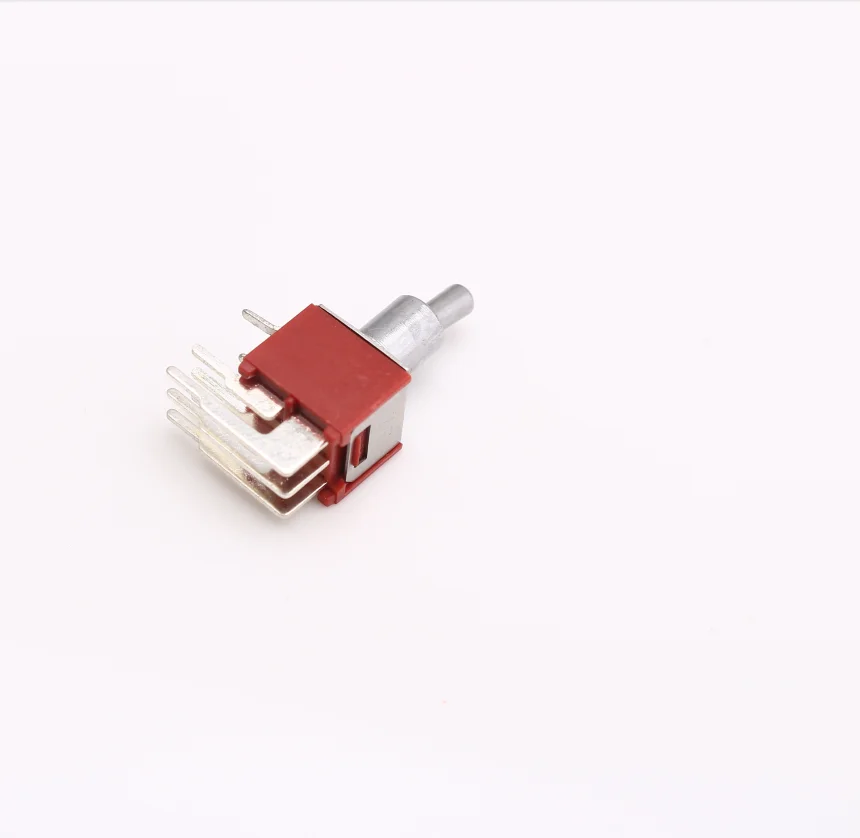Factory Wholesale DPDT ON-ON 2 Position Horizontal Right Angle PCB Mount Sub-miniature Toggle Switch