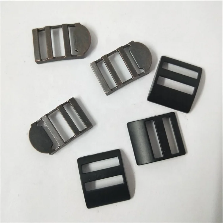 Double pin adjustable movable metal belt buckle for bags Apron overalls