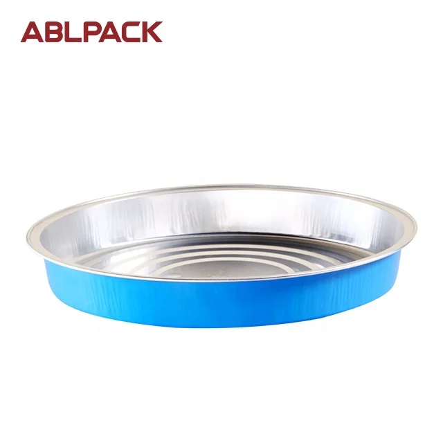 Алюминиевый поднос для пиццы ABL PACK 580 мл/19 3 унции с прозрачной крышкой