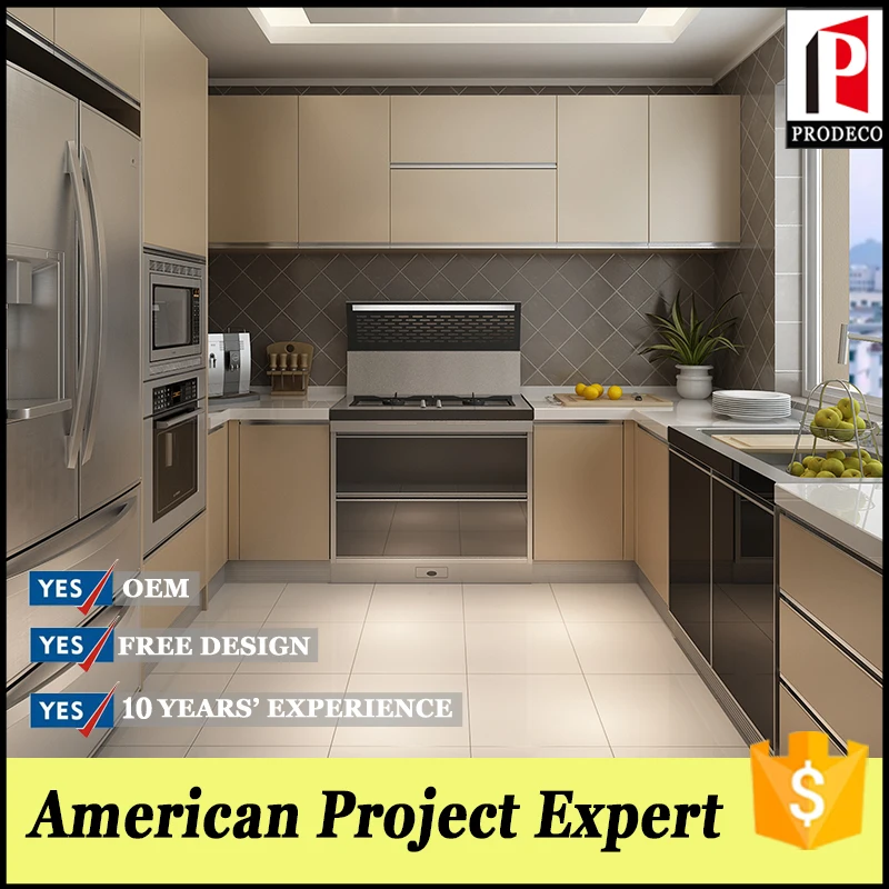 Лидер продаж, современный глянцевый лаковый маленький кухонный шкаф