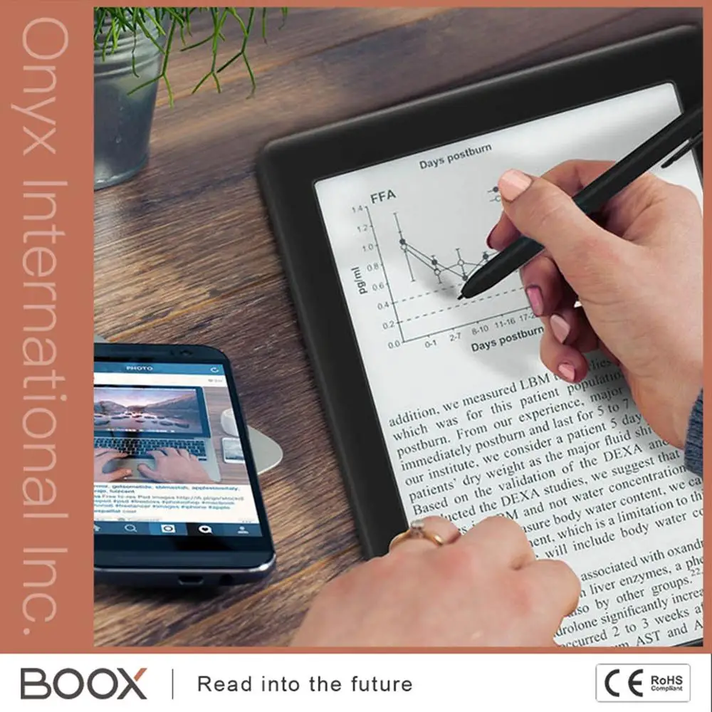 
Best selling Big Screen A4 Size ePaper Android 9.7 inch e-reader 