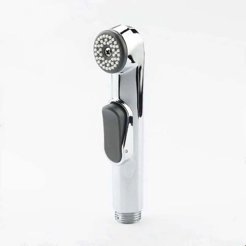 Chrome Cleaning Shut Off Hand Shower Retractable Travel Toilet Bidet