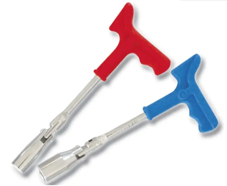 16 мм Т-образный универсальный шарнирный торцевой ключ для свечей зажигания ремонта автомобиля