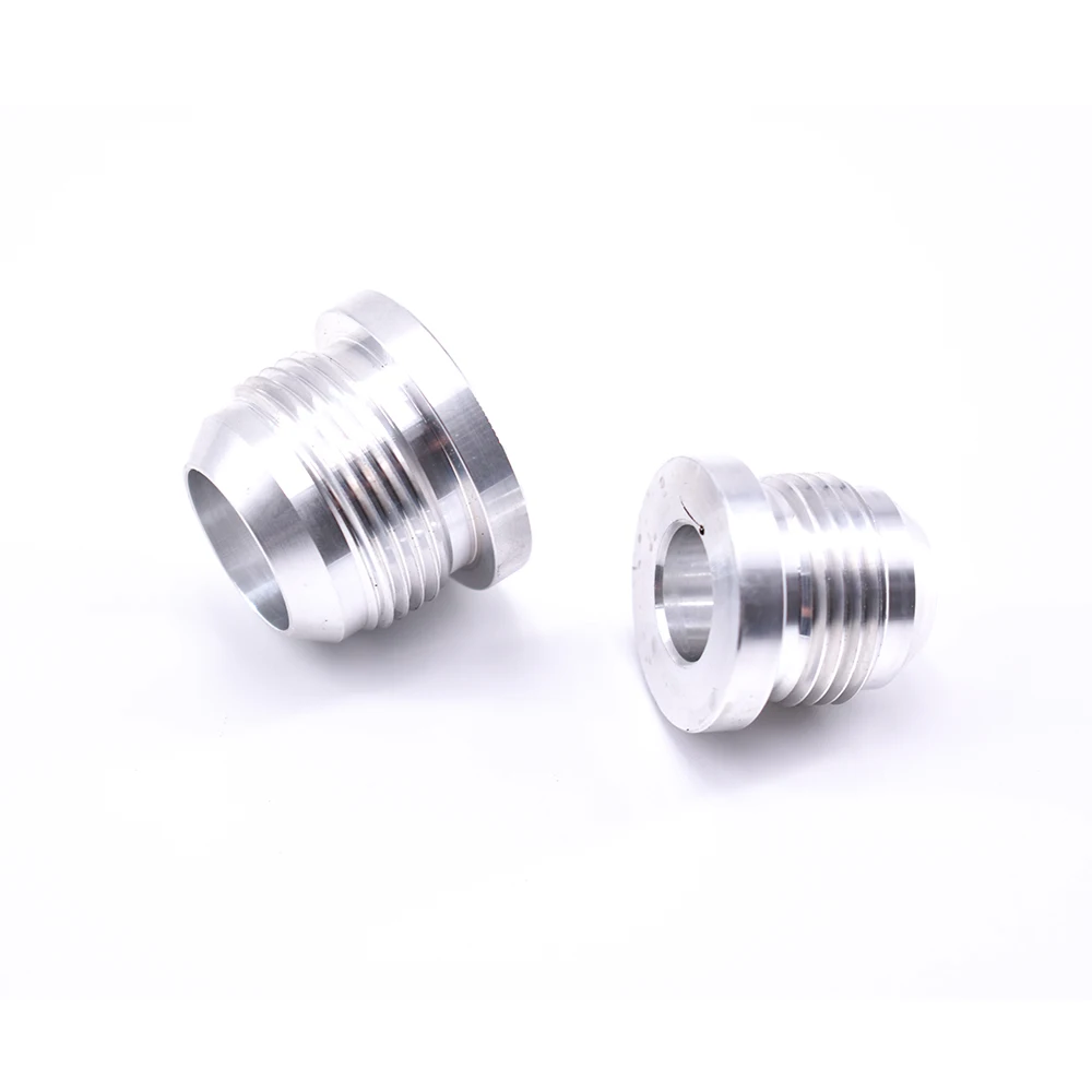 High Quality  aluminum ALLOY 6061-t6 WELD ON ADAPTER AN MALE/FEMALE  plug bung