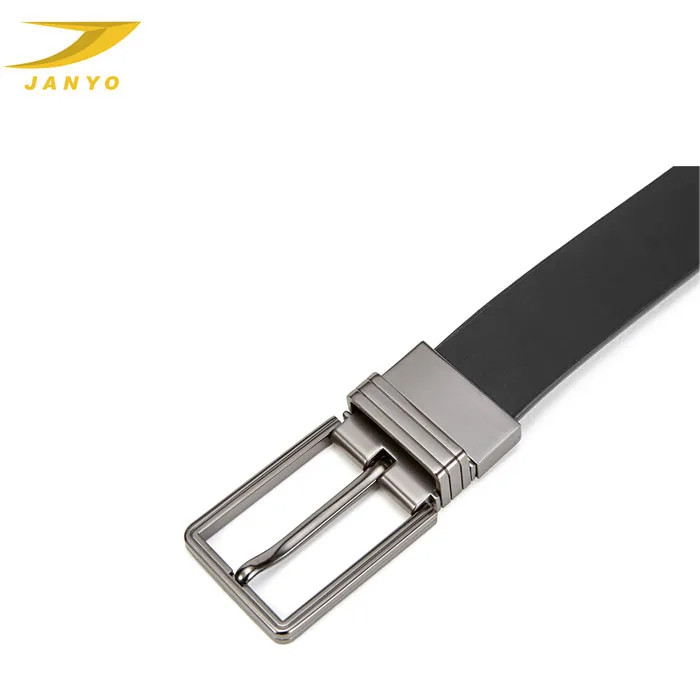 2018 amazon hot sale black genuine leather belt for men