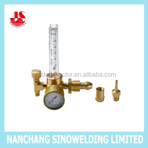 JS-1405 Argon CO2 Mig Tig Flow meter Regulator CGA580  for Welding