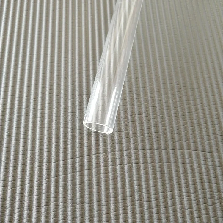 Высококачественная жаропрочная кварцевая стеклянная труба высокой чистоты