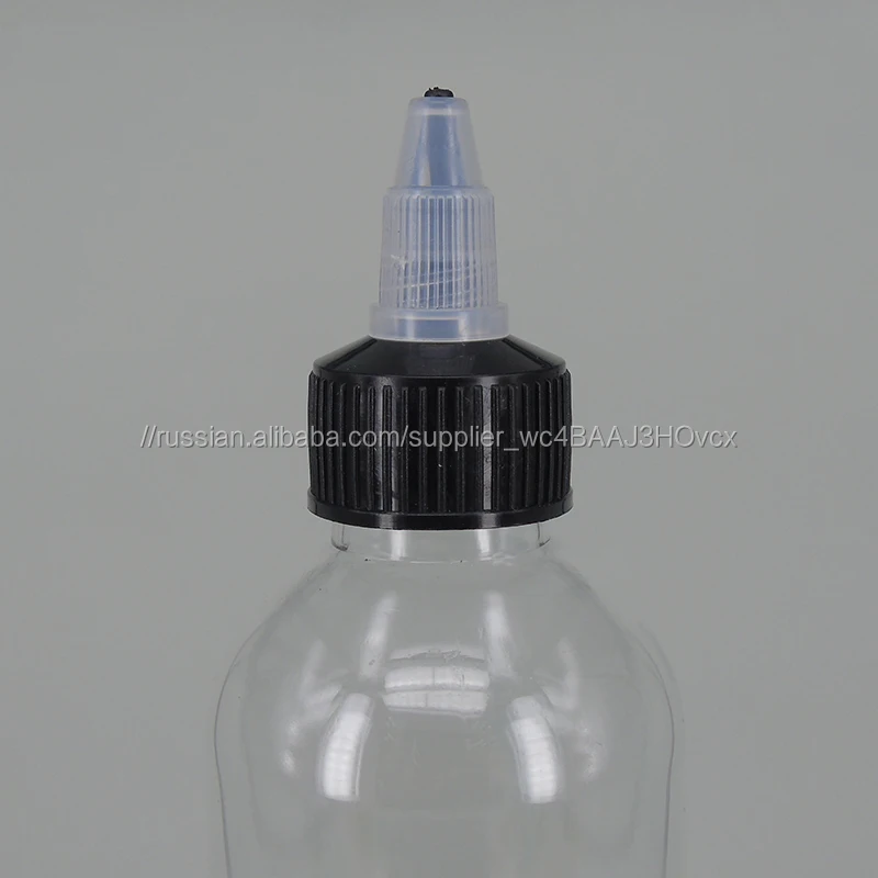Ясно 500 мл единорог твист крышка пэт флакон-капельница с для электронной сок жидкость