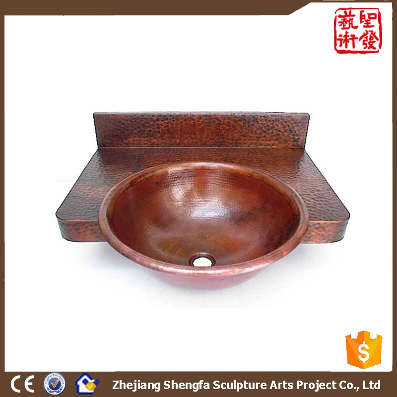 
Professional manufacturer river copper bar sinks 