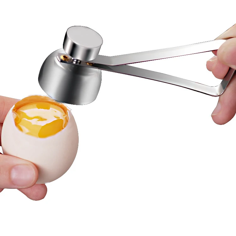 Top quality Kitchen tool Remover 304 Stainless Steel Egg Shell Cracker Opener for Sale