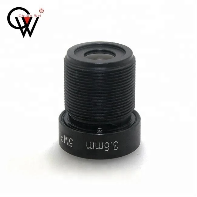 High Quality Board Lens 3.6mm 5MP M12 Mount CCTV Lens