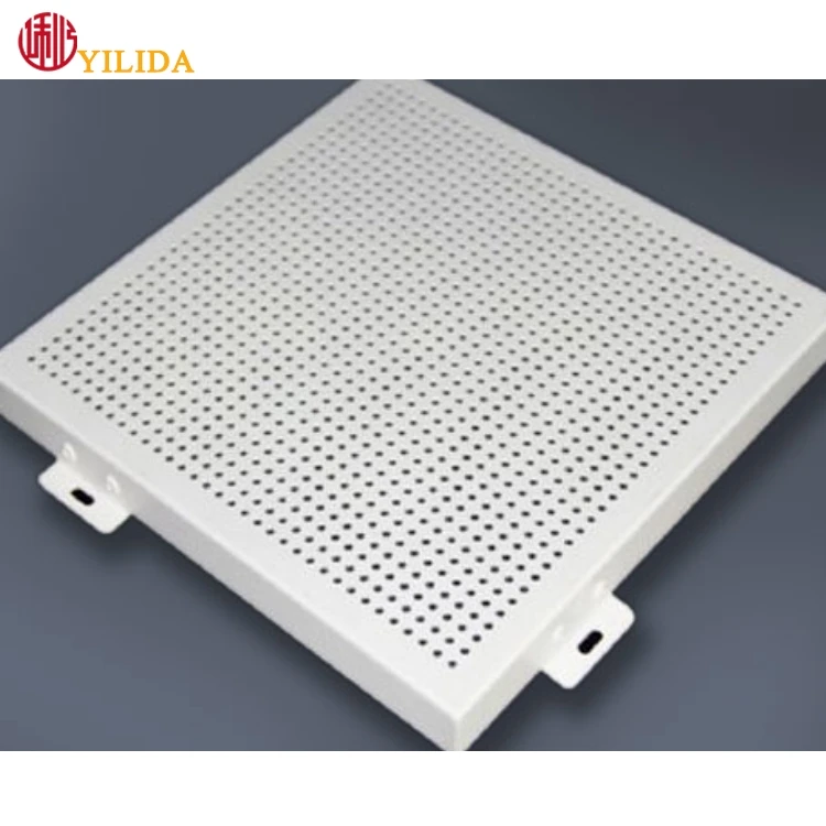 aluminum perforated metal fireproof panel moisture-proof ceiling