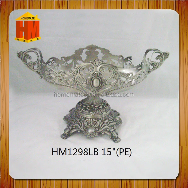 home decoration tourism gifts plated fruit basket bowl / party cracker holder /chocolate candy dish