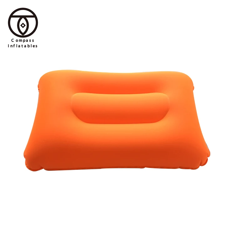 Wholesale custom adjustable ultralight outdoor beach camping compressible plastic air inflatable travel pillow