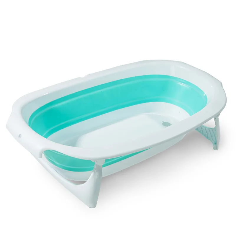 Foldable bathwater barrier baby bathtub for baby