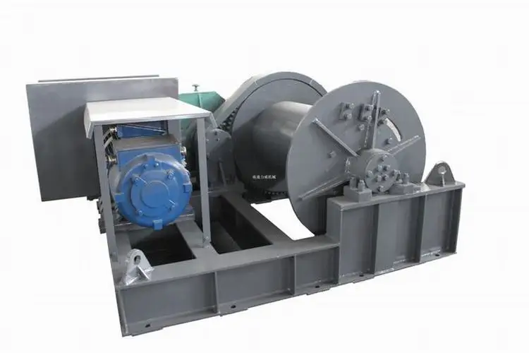 drum hydraulic mooring winch for barge ferry tugger trawl