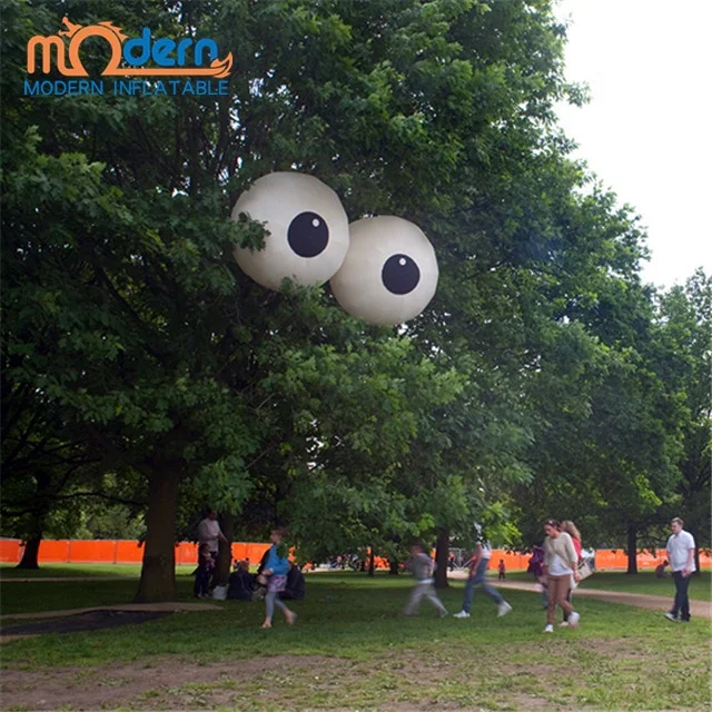 1.5m hanging lighting inflatable eyeball