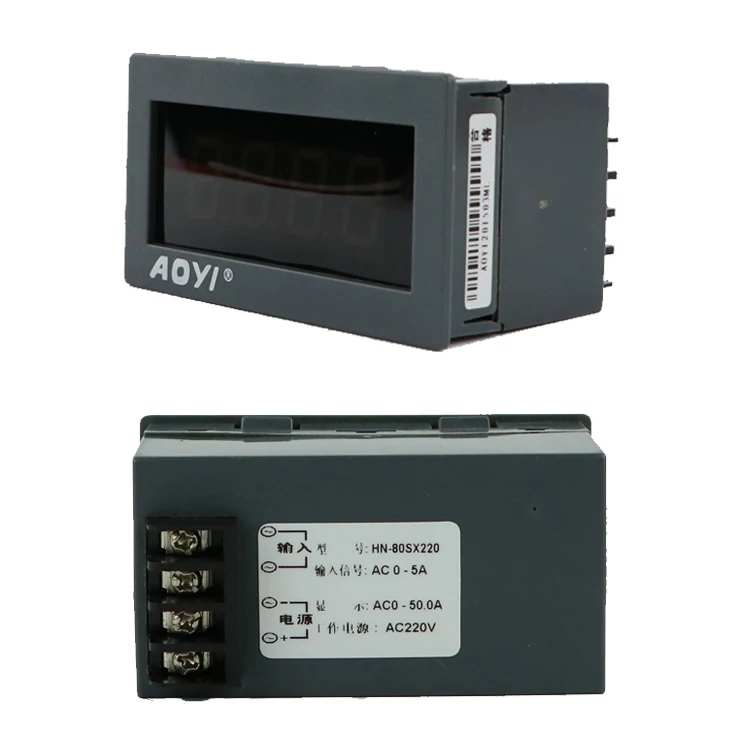AOYI digital panel meter rpm voltmeter current meter digital display