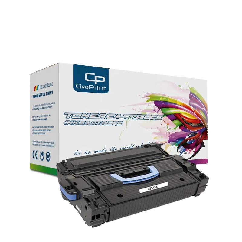 Civoprint Compatible High Yield Laserjet 43X Toner Cartridge C8543X  Black for LaserJet 9000 M9040/N M9050/N mfp printer A3